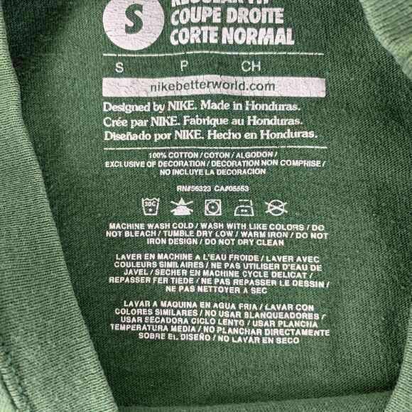 Nike NFL Green Bay Packers JUST DO IT Short Sleeve Shirt Mens Small Regular Fit - Picture 8 of 8